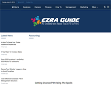 Tablet Screenshot of ezraguide.com